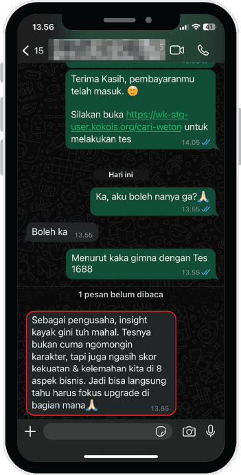 Testi Weton Kaya