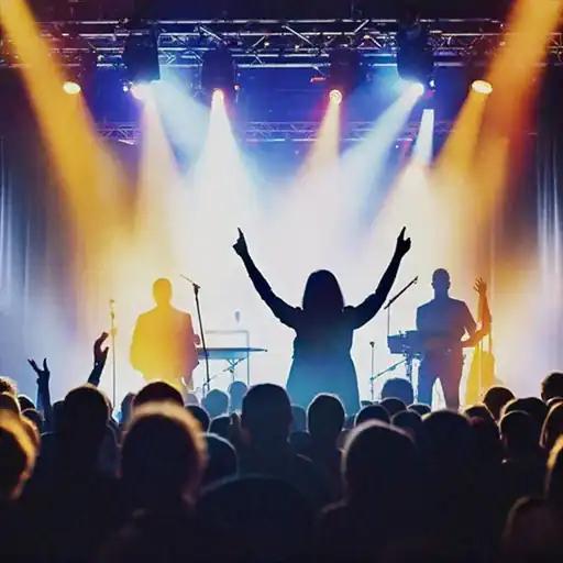 Saya terinspirasi oleh energi positif dari kerumunan besar.